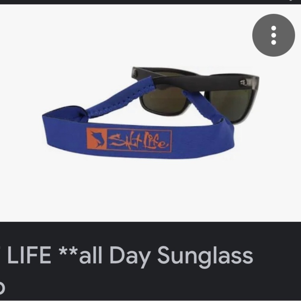 New 2 pair SALT LIFE glasses retainer/no drop straps.